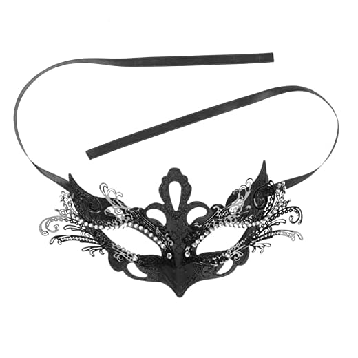 NOLITOY Vintage Spetsmasker Halloween Maskerad Masker Halv Ögon Patch Halloween Kostym Rekvisit Party Boll Prom