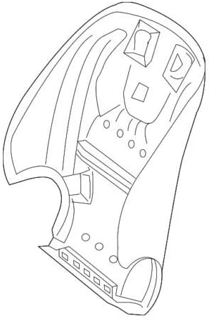 Genuine Mercedes-Benz Seat Back Panel 205-910-53-20-9J69