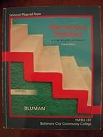 Selected Material From Elementary Statistics: A Step By Step Approach, 8th Edition (MATH 107 Baltimore City Community College) 0077548612 Book Cover