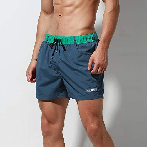Men's Holiday Board Shorts Quick-Dry Loose Trunks Swimwear with Mesh Lining2