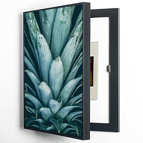 D,50X60cm, Electric Meter Cover Box Decoration Protection Cover Interior Decorative Distribution Box Decorative Painting Modern Electric Panel Decoration Box Wall Hanging Painting