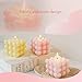 Bubble Candle Molds - Silicone Mold for Candles Making, DIY 3D Moulds for Soy Wax, Beeswax, Scented Candle, Valentine's Day Gifts (Heart Bubble)