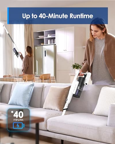 image for Tineco A20 Cordless Stick Vacuum Cleaner, Powerful Suction, 3 Modes fo