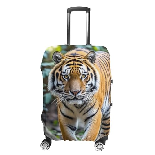 Tiger Printed Luggage Cover Protector, Fits 18-32 Inch Luggage