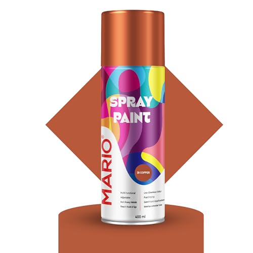 Image of Mario Spray Paint - 28 Copper (400ml) | Copper Metallic Spray Paint for Home Decor, Furniture, Art & DIY Projects