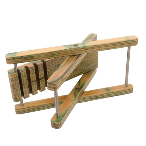 GOOHOCHY Adjustable Guitar Footstool Wood Footrest Stool Portable for Classical Manicure Folding Design