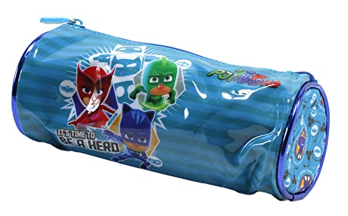 Case Pouch Tubular Tombolino für Pj Masks School Größe 21 x 8,5cm Cover