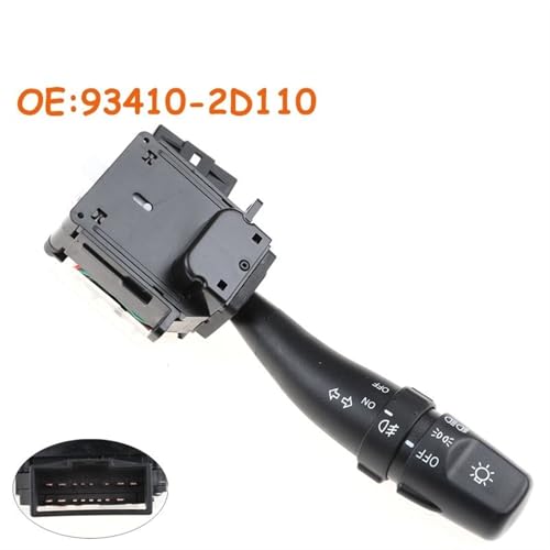 Interrupteur antibrouillard Hyundai Elantra 2004-2006 commande de clignotant - 2