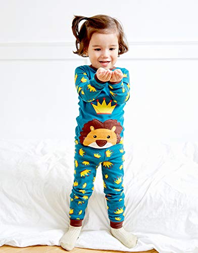 Image of VAENAIT BABY 12Months-12Years Toddler Kids Junior Boys Car Train Fireman Snug fit Sleepwear Pjs Set
