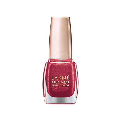 Image of LAKME Enrich Matte Lipstick, Matte Finish, Shade PM14, 4.7g & True Wear Nail Color, Shade 506, 9 ml