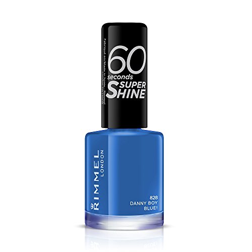 Rimmel 60 Seconds Super Shine - Vernis à Ongles Danny Boy 8 ml Bleu