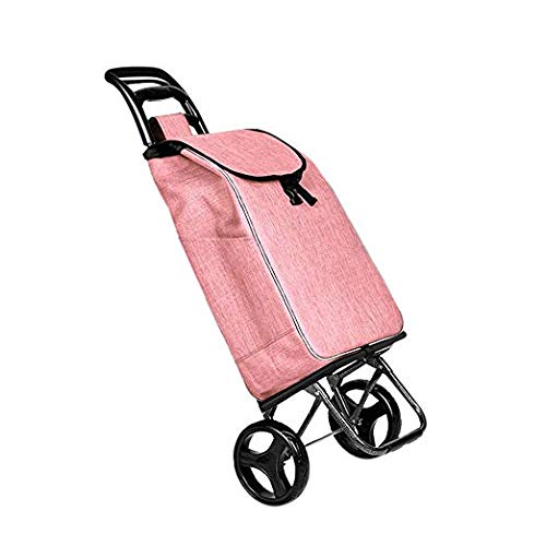 Chariot à provisions pliable et robuste pour courses et bagages