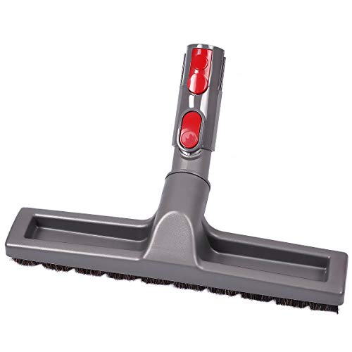 KEEPOW Spazzola flessibile per parquet, adatta per aspirapolvere Dyson, compatibile con V7 V8 V10 V11, con adattatore per bocchetta Dyson e spazzola – Costruzione rigida, non flessibile o girevole