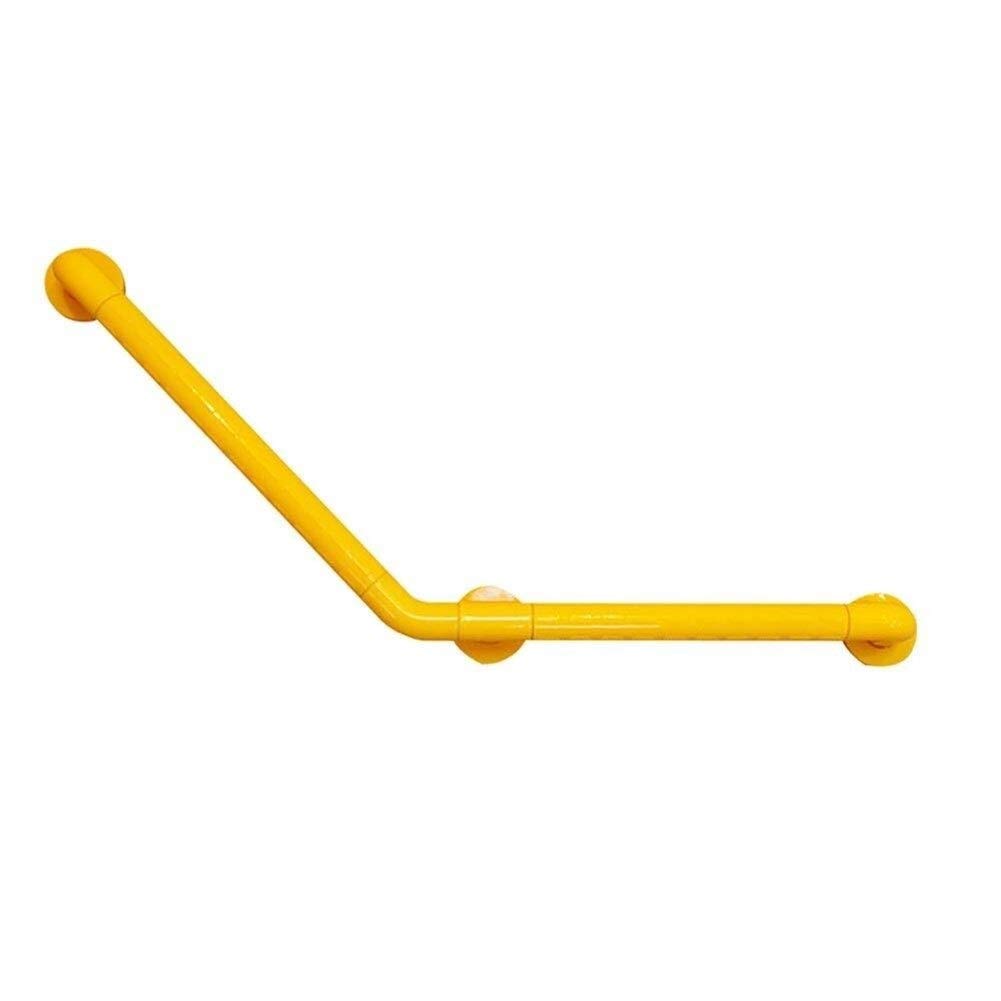 Wdsopk C Angled Grab Bar,Toilet Grab Bar Wall Mount Stainless Steel Grab Rail Barrier-Free Bathtub Handle For Elderly Disabled（C）