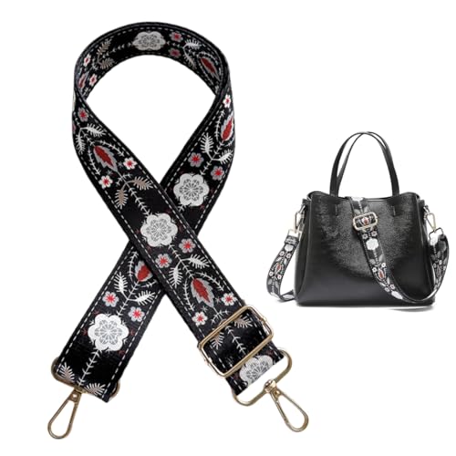 Correas de Bolso Ancho, Correa de Hombro Ajustable con Mosquetón Retro Universal DIY para Crossbody Accesorios de Bolso de Bricolaje