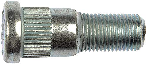 Image of Dorman 610-132 Front 1 /2-20 Serrated Wheel Stud - .650 in. Knurl, 1-5 /8 in. Length Compatible with Select Chrysler /Dodge /Plymouth Models, 10 Pack (Made in USA)