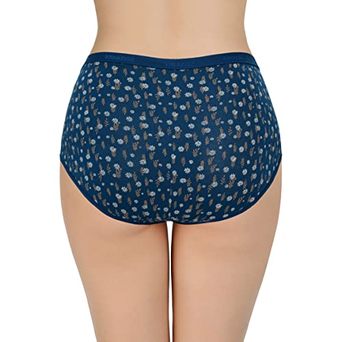 Image of Amante Printed Cotton Full Brief Panty Pack(Pack of 3)