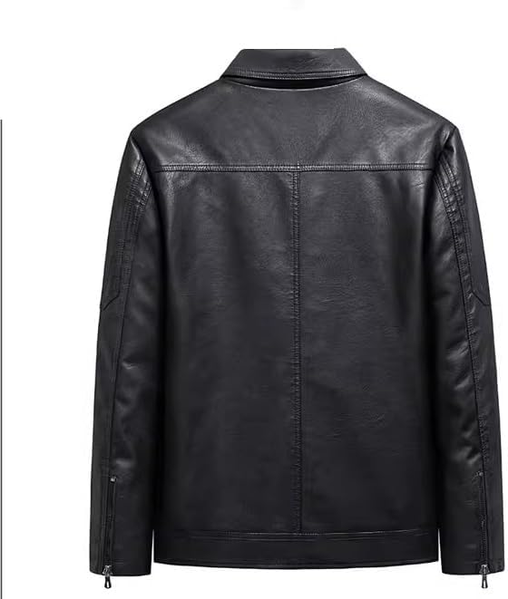 GDDZA サイクリングスーツ メンズ ショートレザージャケット 多用途スタイリッシュジャケット(Size:XXX-Large)