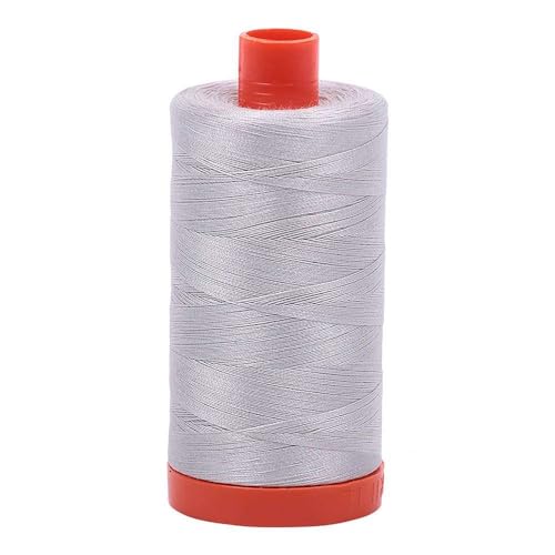 Aurifil hilo de algodón 50wt 1422yd aluminio miniatura 1