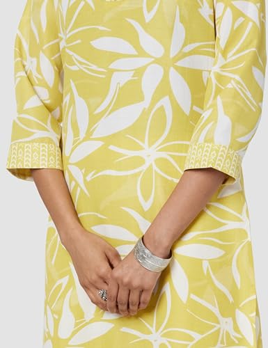 Image of Libas Printed Cotton Blend Straight Kurta With Trouser and Dupatta