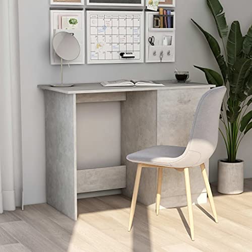 Stylish and Functional Writing Desk with Storage, Engineered Wood...