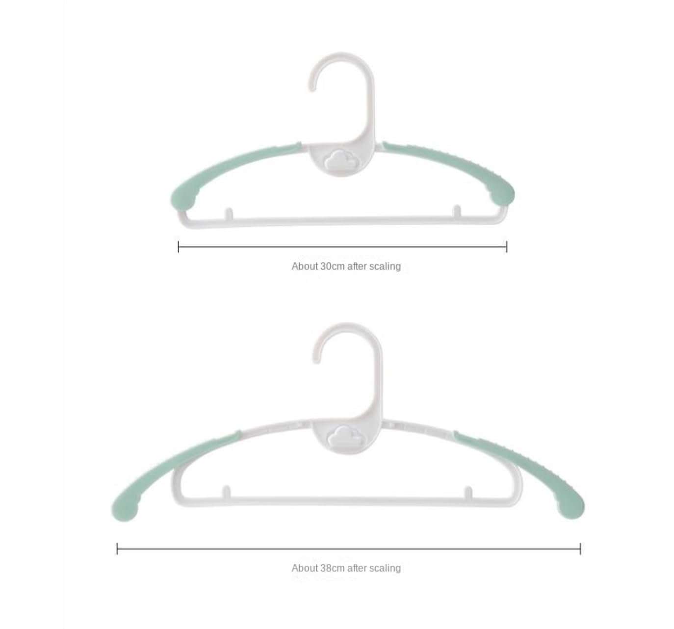Cintres pour Pantalon Cintre À Vêtements Supports Flexibles en Plastique Affichage Cintres Manteaux Organisateur Gain De Place Rangement Vêtements(Yellow,30pcs)