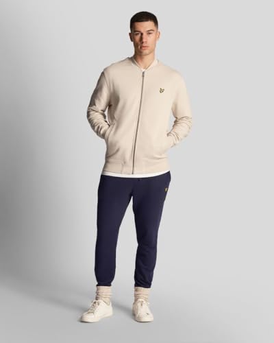 Lyle & Scott Loopback Jersey Bomber Jacket Cove M - Image 4