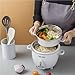 Aroma Housewares 6-Cup (Cooked yield ) / 1.2Qt. Select Stainless Pot-Style Rice Cooker, & Food Steamer, One-Touch Operation, White