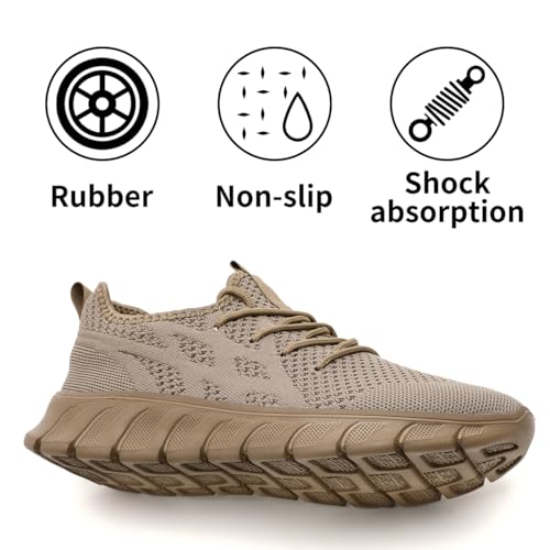 Image of DLWKIPV Men's Shoes Running Road Walking Sneakers Sports Athletic Workout Gym Shoes Casual Comfortable Breathable Fashion