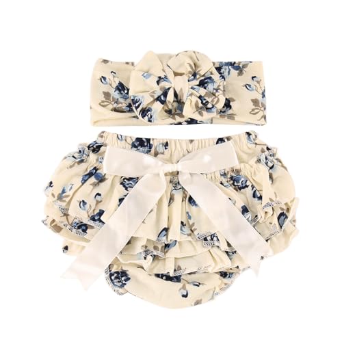 Galabloomer Baby Girls Soft Fluffy Tutu Skirt, Baby Girls Bloomer and Headband Set, Toddler Girl Tutu Skirt Sets