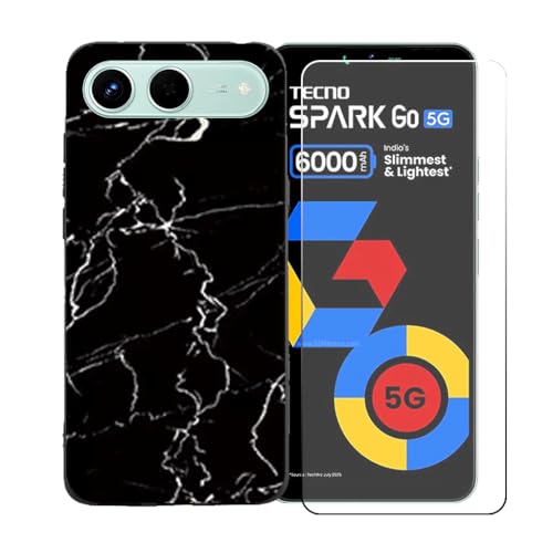pFZZSZSP[X Kp Tecno Spark Go 5G + KXXN[یtB Aȃ\tgVRP[XیTPUJo[̃P[XJo[p Kp Tecno Spark Go 5G (6.74") - LLM9