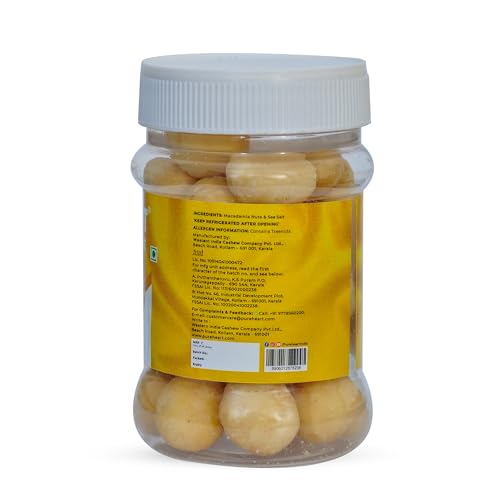 Image of Pureheart Salted Macadamia (80 gm) Premium Roasted Australian Macadamia Nuts, Rich in Antioxidants - Whole, Exotic, and Crunchy Dry Fruits, Ideal Snacks, No Additives