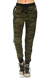 My Yuccie Women's Comfy Jogger Pants with Zipper Side Pockets One Size