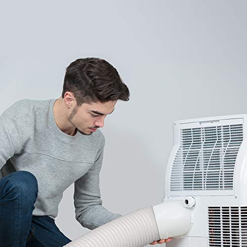 Jin&Bao Air Conditioner Vent Hose, Portable Exhaust Duct with 5.9’’ (6‘’) Diameter, Counterclockwise Rotation, Length up to 78 Inches, Universal Replacement AC Hoses