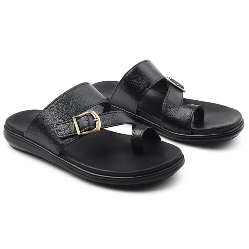 Image of Liberty Healers MDL 10E Casual Flat Toe Ring Sandal For Men With PVC Sole | Stylish and Comfortable | Durable Summer Footwear for Outdoor Indoor | Lightweight Cushioned Footbed