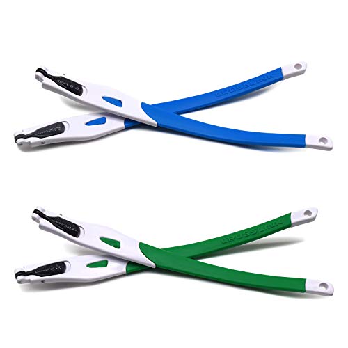 Montura gafas Oakley Crosslink repuesto de goma patas azul verde marco blanco