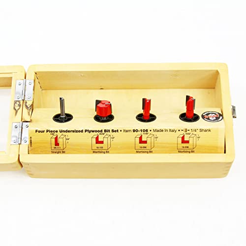 Freud 4 Piece Undersized Plywood Bit Set