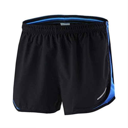 X-Labor Short de sport Marathon pour homme avec slip intérieur pour fitness, gym, yoga, course à pied, entraînement, bleu, EU XL (Tag:2XL) Cover