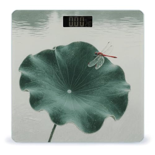 Báscula Digital de Baño con Pantalla LED y Vidrio Templado miniatura 1