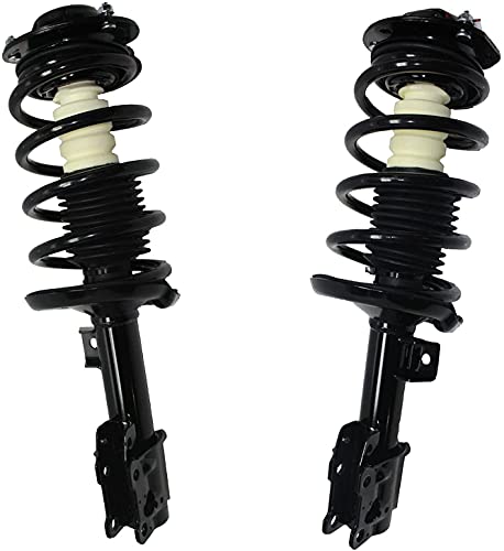 Detroit Axle - Front Strut Assembly + Rear Shocks + Sway Bar Links Replacement For Chevrolet Malibu Pontiac G6 Saturn Aura - 8Pc Set #TOP7