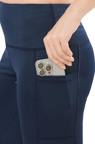 Image of TRASA Active 3 /4th Yoga Pants for Womens Gym High Waist with 2 Pockets, Tummy Control, Workout Pants 4 Way Stretch Yoga Capri - Available Sizes - S, M, L,XL, 2XL,3XL,4XL