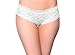 Free to Live 10 Pack Women's Lace Panties - Trimmed Boyshorts Underwear