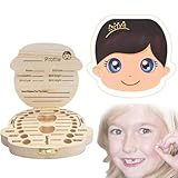 Milchzahndose, Zahndose Milchzähne Mädchen mit Display Funktion, Zahnbox...