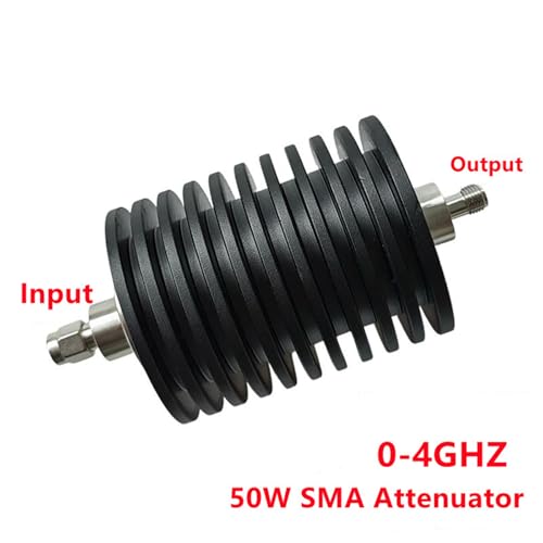 50w 3ghz sma male to female coaxial fixed attenuator 50db