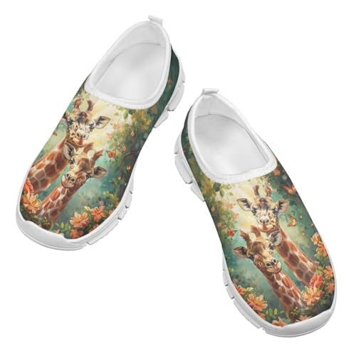 Girls Slip On Shoes Cute Sneakers Casual Kids Running Tennis Shoes