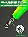 BLUEWING Deluxe Trolling Birds 650lbs Through Wire Fishing Teaser 7.28in Fish Lure for Tuna Marlin Mahi, Starboard-Yellow/Green, Only for Making Spreader Bars