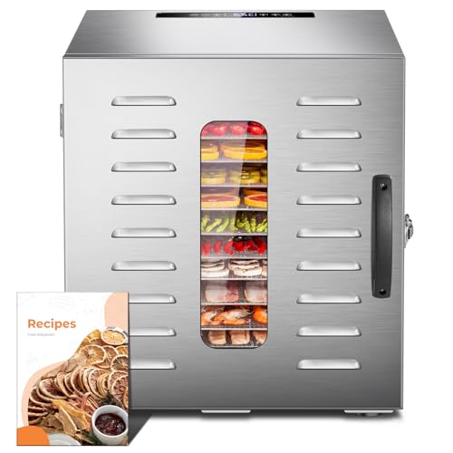 Kwasyo Déshydrateur Alimentaire, 10 Plateaux • Desydratateur avec Minuteur (24H)
