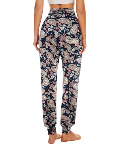 HAPYWER Haremshose Damen Lang für Sport Workout-Yogahose Jogginghose Sommerhose Leicht Weiche Lockere Bequem mit Groß Taschen-S-XXL – Bild 5