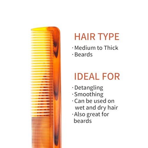 Peine de Estilo Vintage de Doble Diente para Desenredar Cabello Mojado miniatura 6