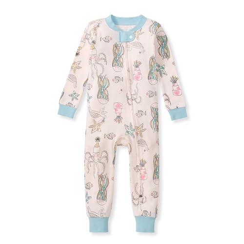 Image of Burt's Bees Baby Unisex Footless Sleepers, 100% Organic Cotton, One-piece PJs, Zip Up Jumpsuit, Snug Fit Pajamas